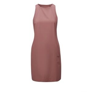 Arcteryx Contenta Shift Dress L Sleeveless Pink Sport Travel Dress Pockets